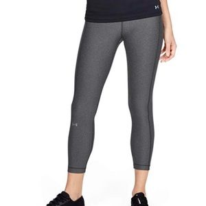 Under Armour Women's HeatGear Armour High Waisted Ankle Crop Leggings